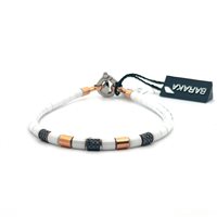 Bracelet Baraka Homme in Or blanc Diamante Black 0.63 Ct BR215201R0C - BR215201R0C